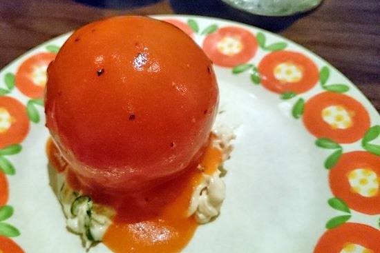 東洋亭のトマトのサラダ