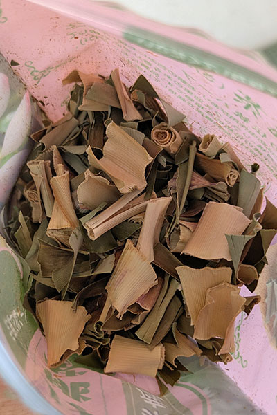 月桃茶の茶葉