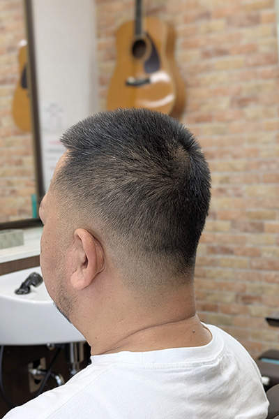 ボーズベースのフェードカット