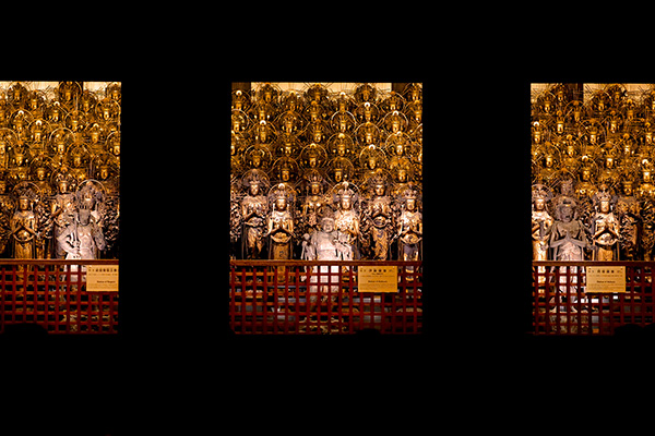 三十三間堂夜間拝観ライトアップ